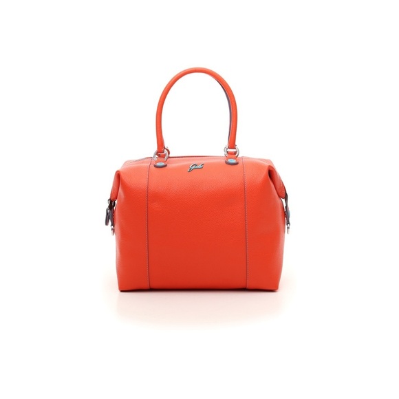 Gabs G3 Plus Size Large Convertible Shopping Tote Bad Orange Leather Like New - Picture 12 of 16